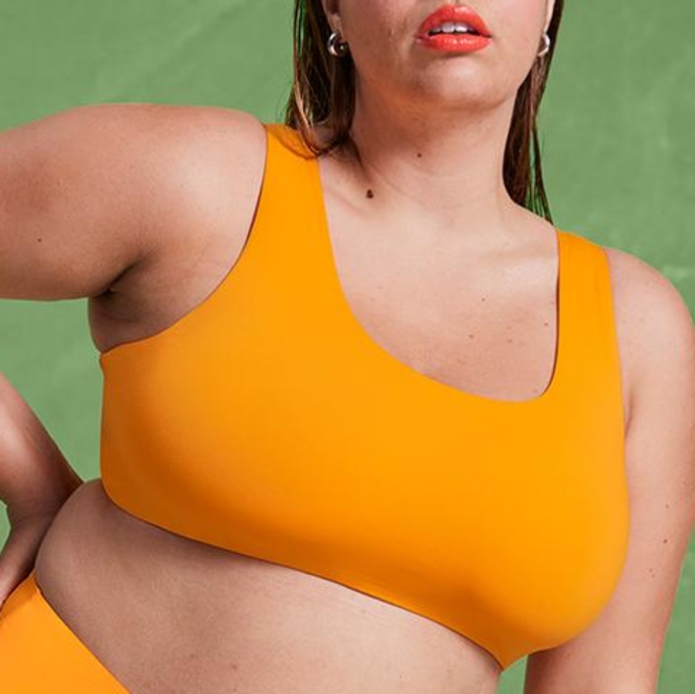Girlfriend Collective Hermosa Bikini Top Small